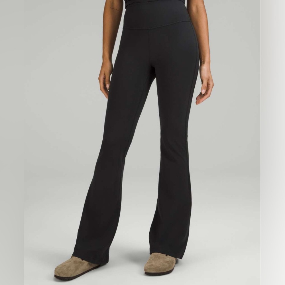 lululemon athletica Black Flare Leggings